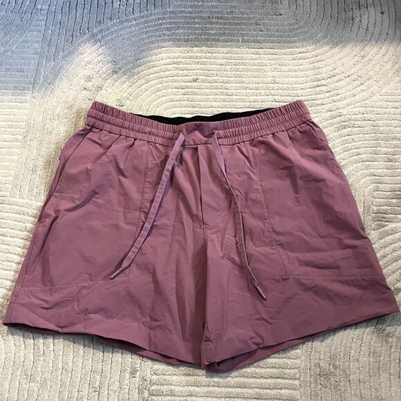 Lululemon Bowline Stretch Ripstop Shorts 5" Men’s Sz Large cyber violet - Picture 2 of 10
